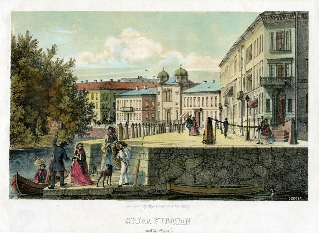 Stora Nygatan med Synagogen, Gothenburg