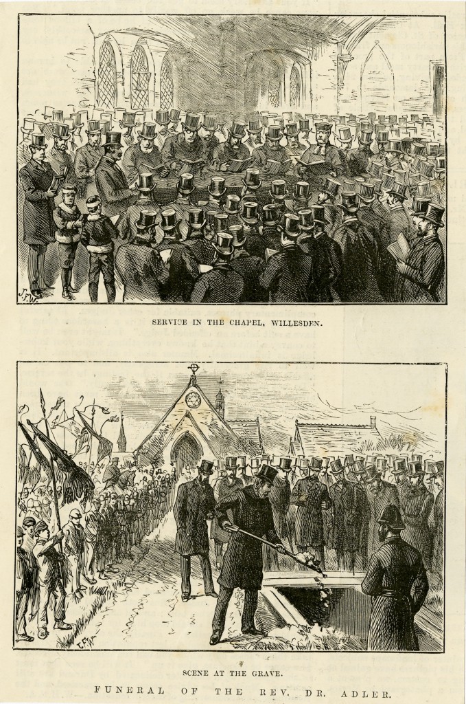Funeral of the Rev. Dr. Adler